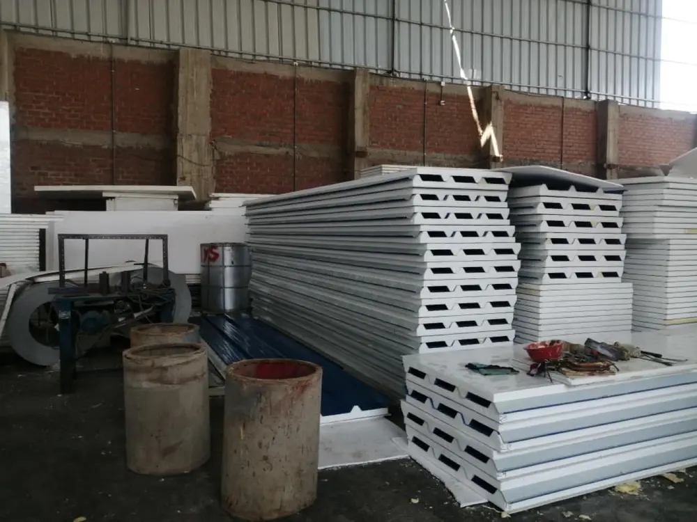 Paneles termoaislantes en planta